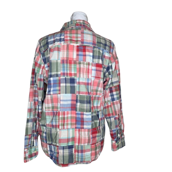 L.L. Bean Womens Quilted Long Sleeve Button Down Shirt Size Petite Small - Picture 2 of 9